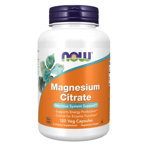 NOW - Magnesium Citrate - 120 kapsułek NOW - Magnesium Citrate - 120 kapsułek